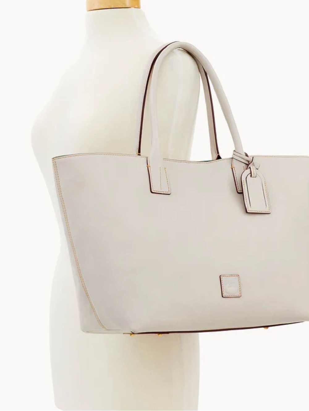 Dooney & Bourke - Florentine Medium Russell Bag - Ecru - New - Never Worn